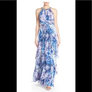 Jeweled Floral Dress